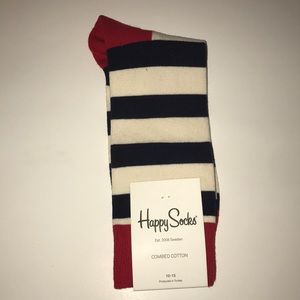 Happy Socks Red white and navy blue